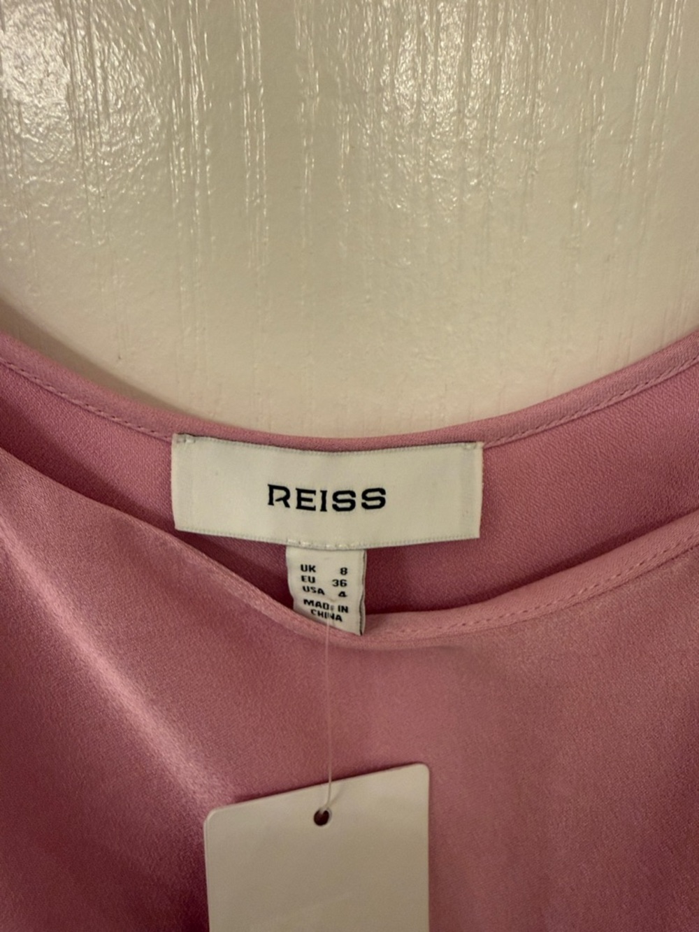 Reiss Zoey Drape Slip Dress NWT Size 4 - Picture 6 of 8